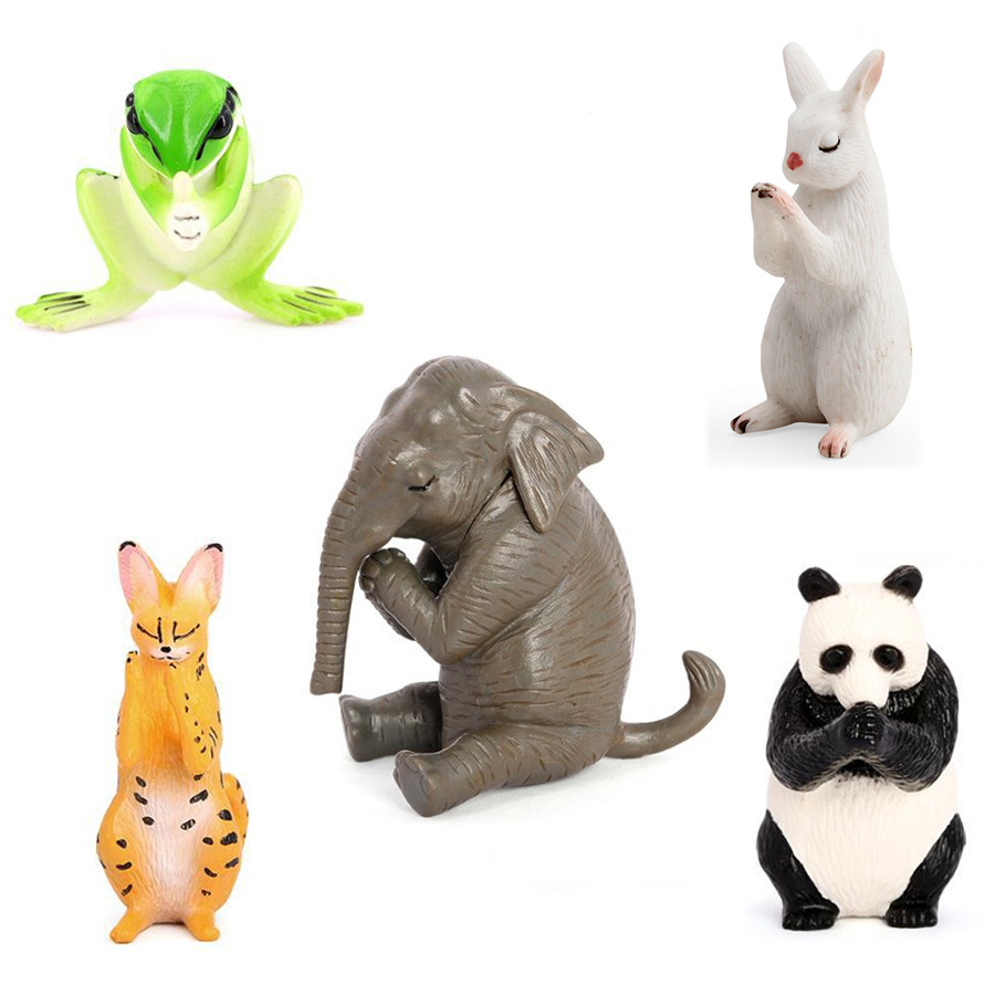 Kids Toys Under £5 - Realistic Frog Cat Rabbit Panda Elephant