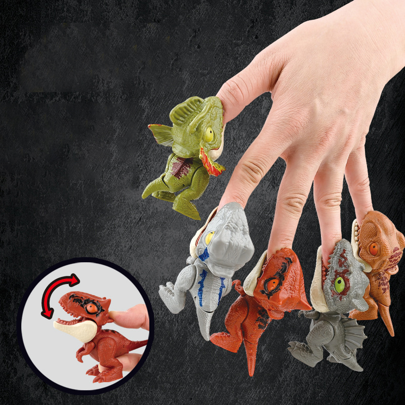 Kids Toys Dinosaur - 5Pcs Creative Mini Cartoon Animal Tyrannosaurus