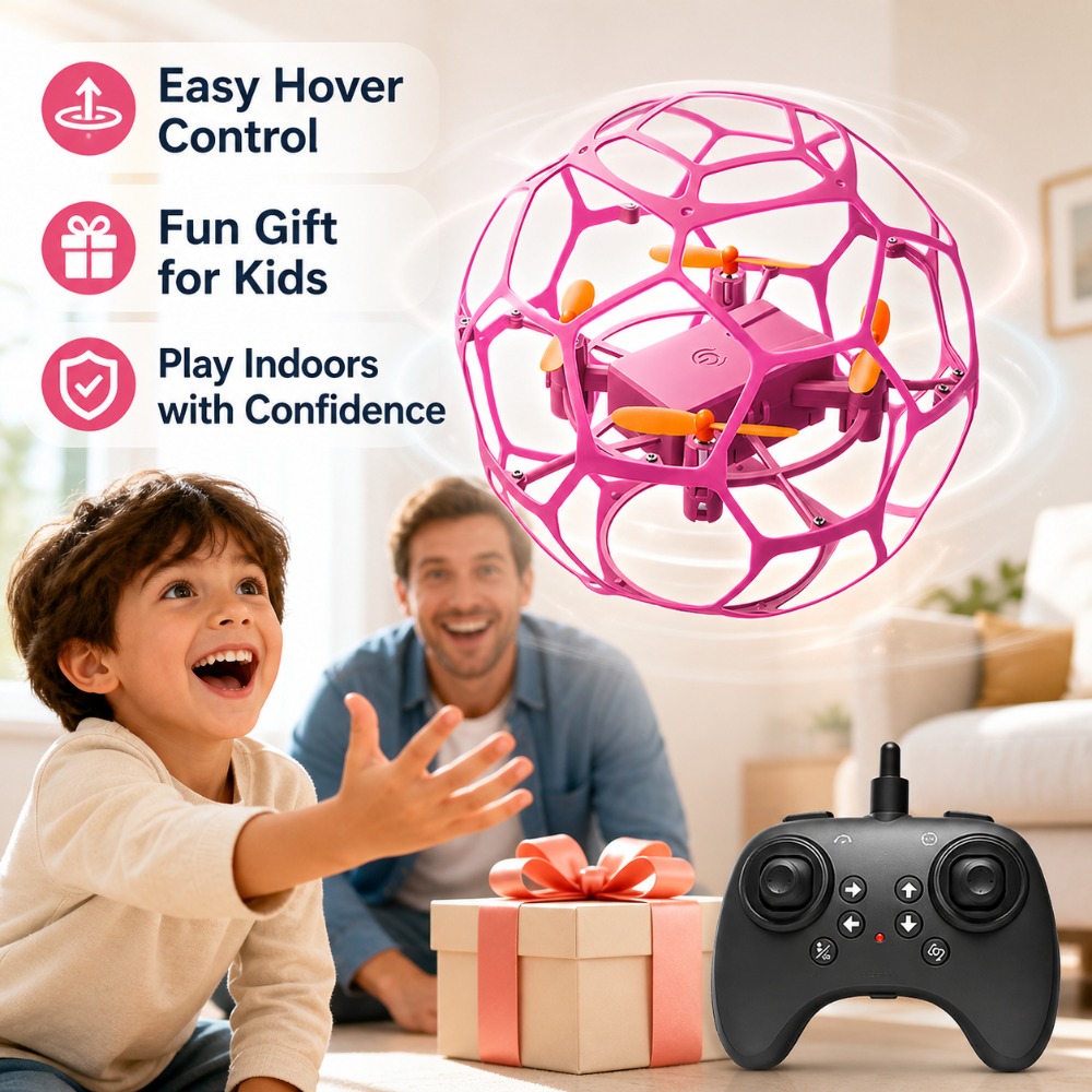 Football Shape RC Drone Quadco - Kids Toys Under £5 review and price