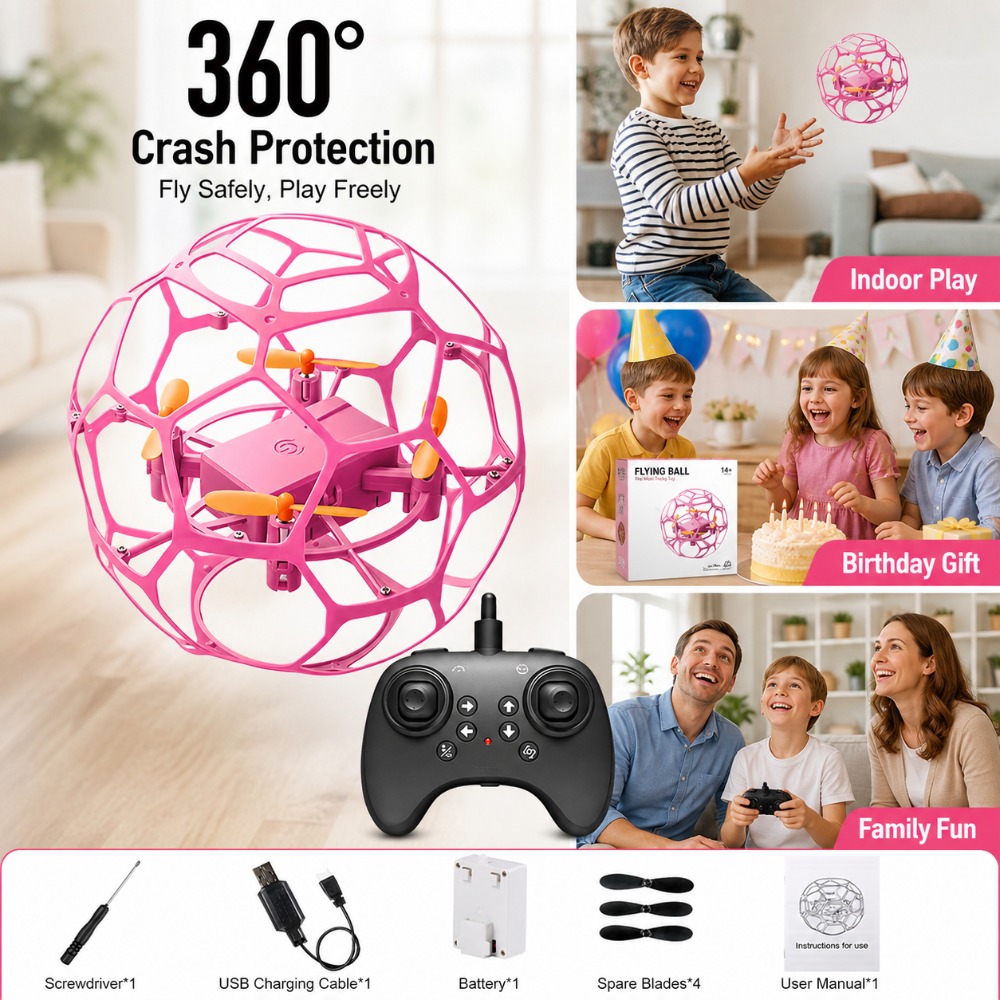 Football Shape RC Drone Quadco - Kids Toys Under £5 review and price