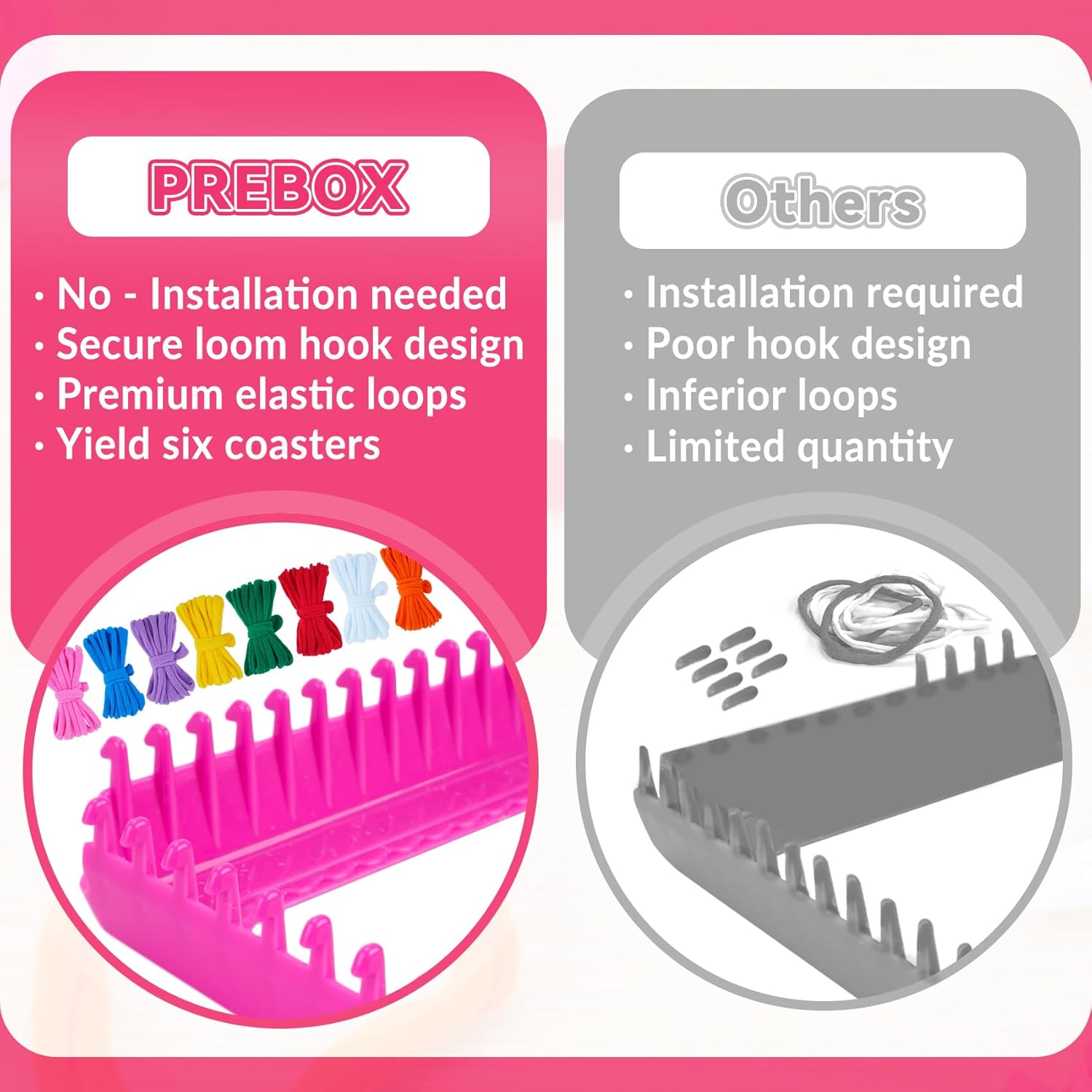 Weaving Loom Kit Toys, DIY Art - Kids Toys Under £5 review and price