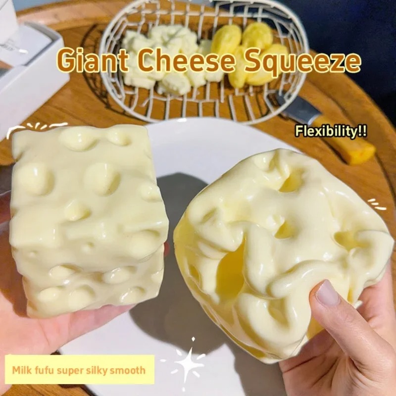 Taba Squishy Cheese Cube Stres - Kids & Toys Expo Saudi Arabia review and price