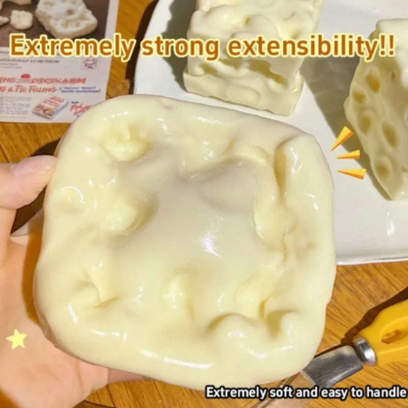 Taba Squishy Cheese Cube Stres - Kids & Toys Expo Saudi Arabia review and price