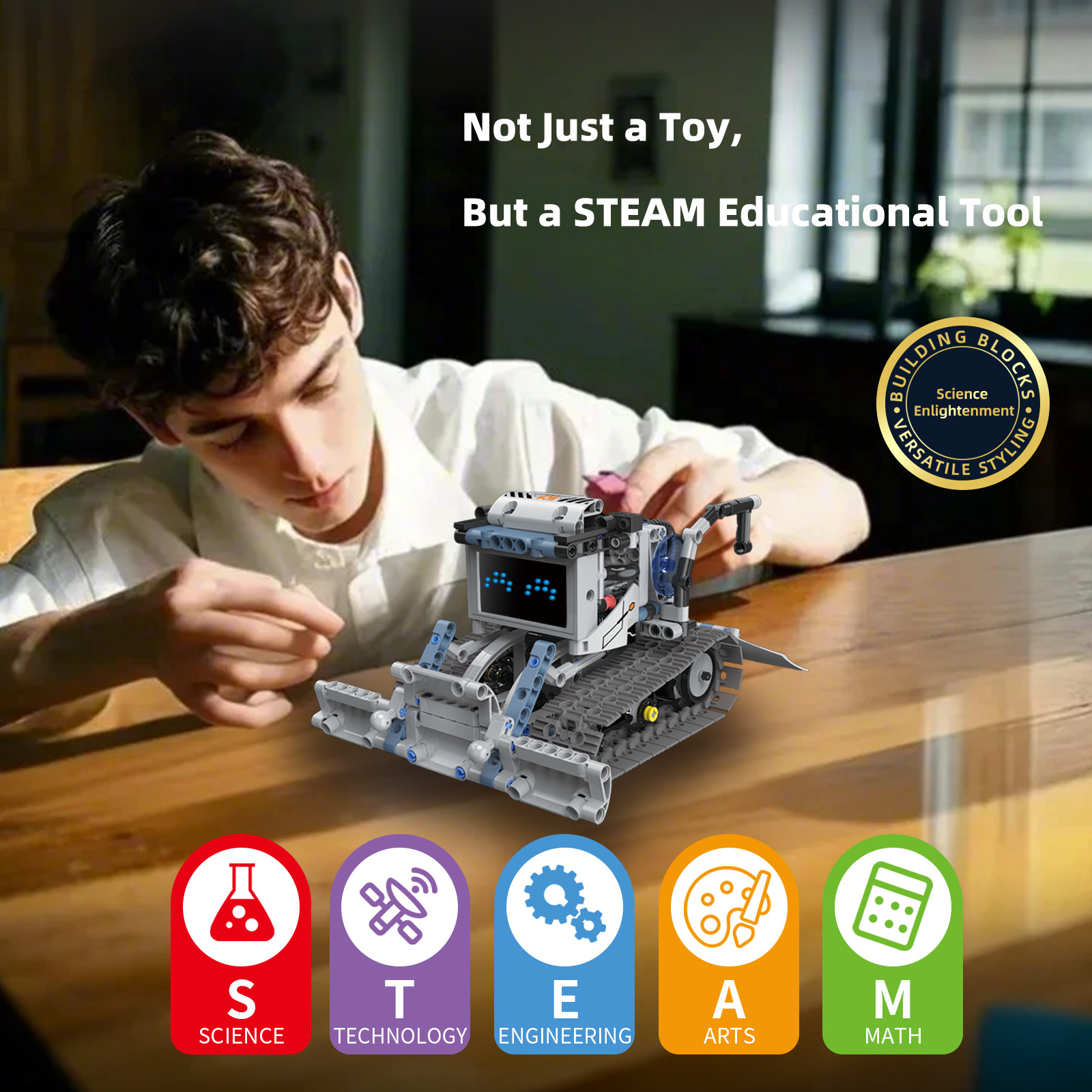 5 in 1  Robot Building Kit, ST - Kids Toys Under £5 review and price