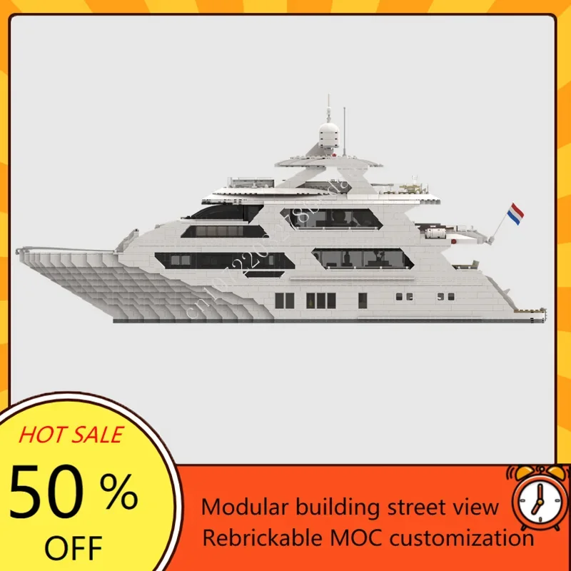 4657PCS Custom MOC Super Yacht - Kids Toys Xmas review and price