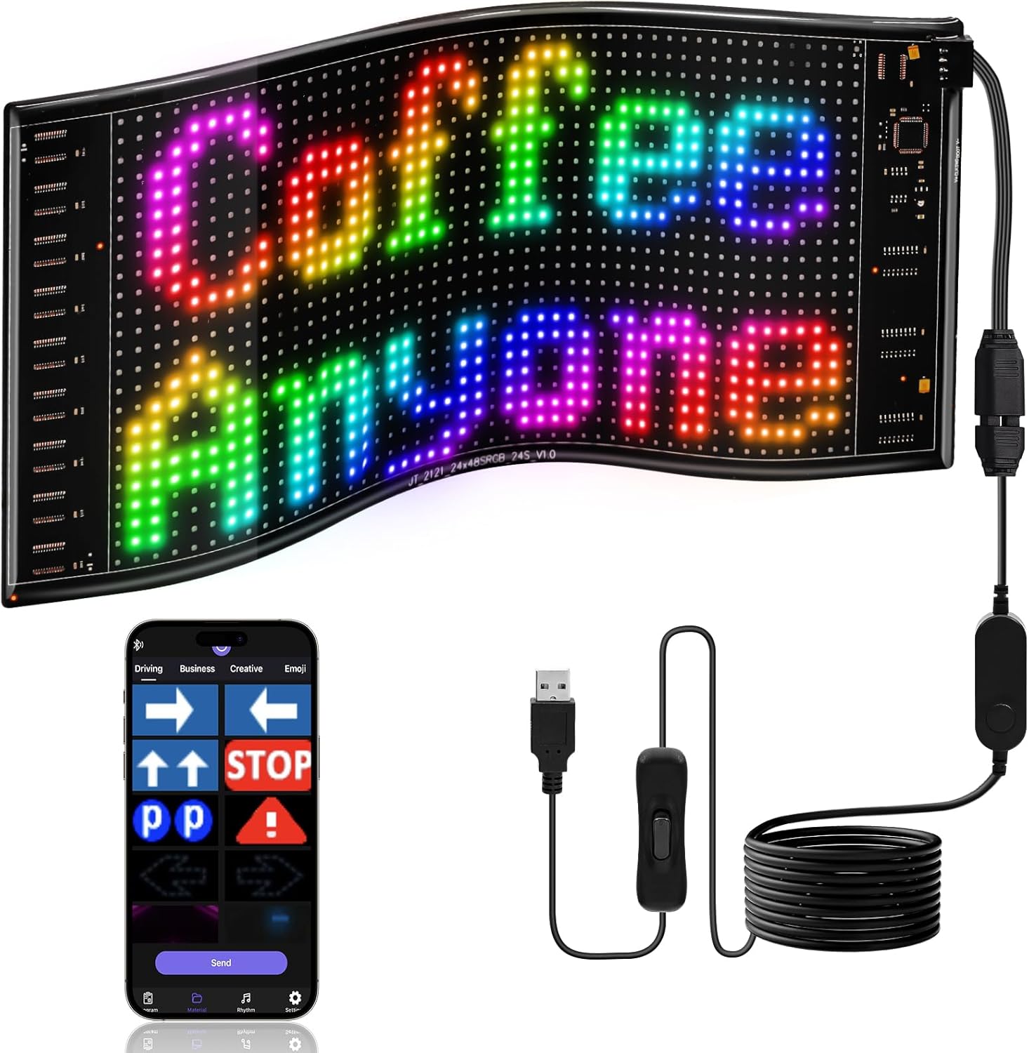 LED DIY Matrix Pixel Panel Led - Remote Control Car review and price