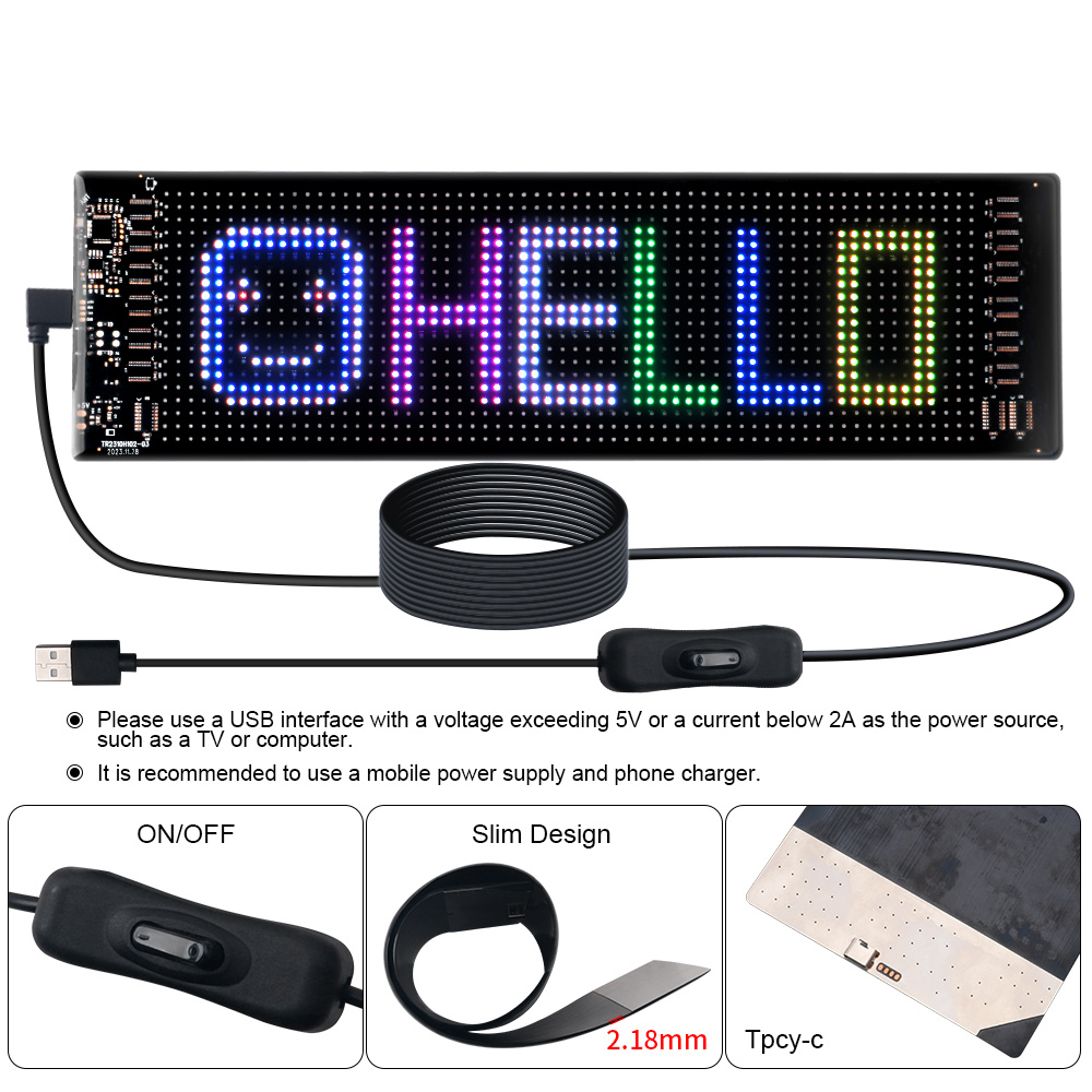 LED Matrix Pixel Panel Scrolli - Remote Control Car review and price