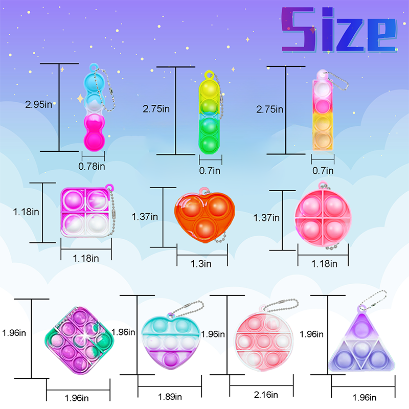 Mini Pop Keychain Fidget Toys  - Kids & Toys Expo Saudi Arabia review and price