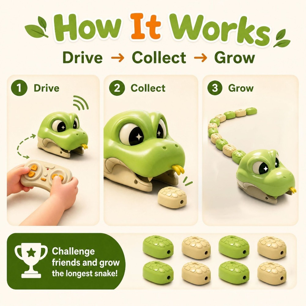 Remote Controlled Greedy Snake - Remote Control Car review and price